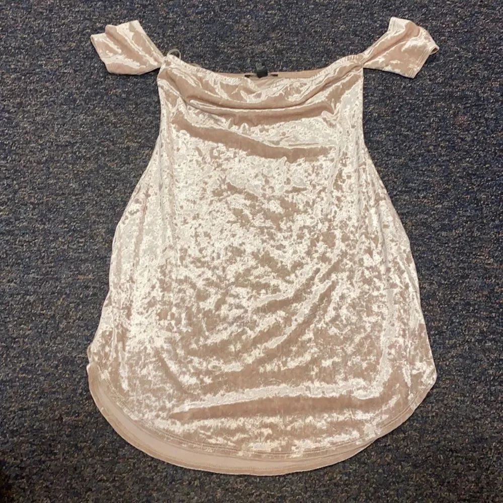 Forever 21 Light Pink Velour Mini Dress sz. L